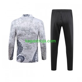 Real Madrid Dragon Tränings Sweatshirtställ Vit 2023/24